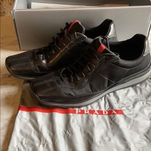 Prada Black Leather Shoes